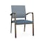 Lesro Newport Guest Chair Metal Frame, Bronze, RS Rain Song Back, MD Titan Seat NP1101 - alternate 1